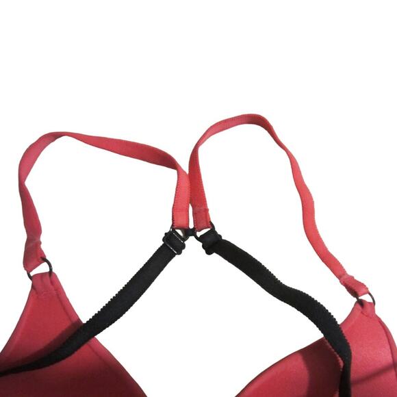 Tommy Hilfiger Pink Micro Push-Up Bra Racerback Logo Band 36B - Picture 3 of 7